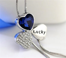 Load image into Gallery viewer, Tasseled crystal long chain necklace