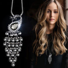 Load image into Gallery viewer, Animal figures long chain necklace