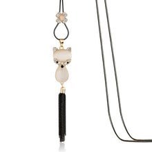 Load image into Gallery viewer, Animal figures long chain necklace