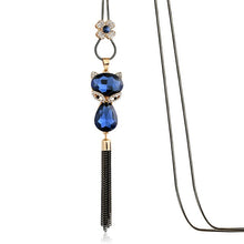 Load image into Gallery viewer, Animal figures long chain necklace