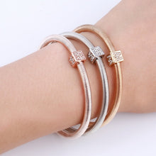 Load image into Gallery viewer, Gold plated three set bracelet