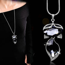 Load image into Gallery viewer, Fox figure long chain necklace